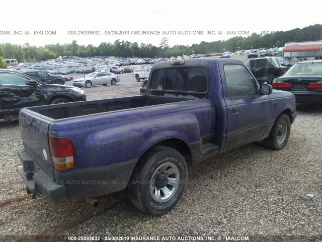 1FTCR10X1SPA86693 - 1995 FORD RANGER PURPLE photo 4