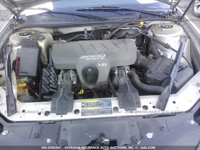 2G2WP552671150789 - 2007 PONTIAC GRAND PRIX 银色 照片 10