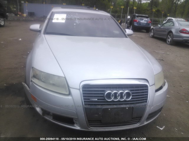 WAUDH74F86N090024 - 2006 AUDI A6 3.2 QUATTRO SILVER photo 6