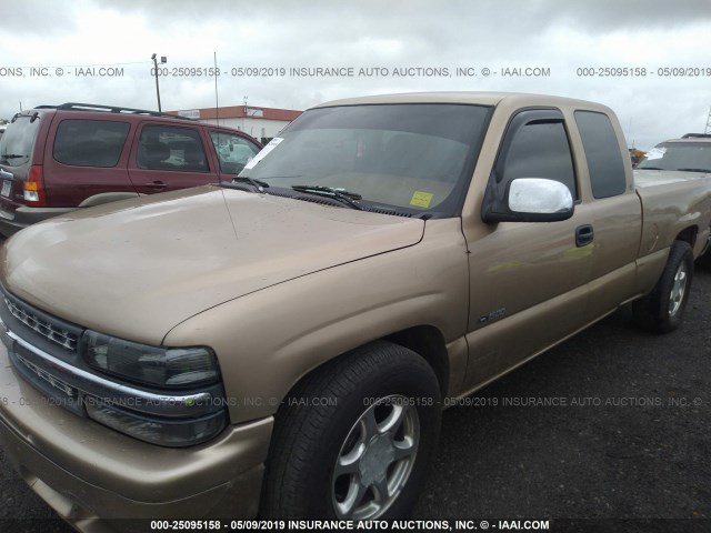 2GCEC19T1Y1173154 - 2000 CHEVROLET SILVERADO C1500 BROWN photo 2