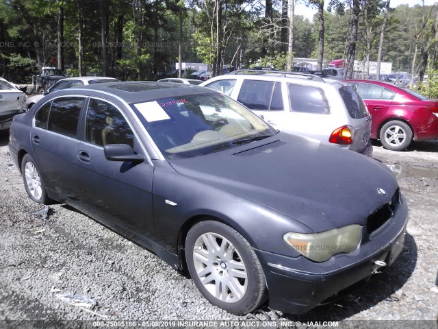 WBAGN63412DR05180 - 2002 BMW 745 LI GRAY photo 1