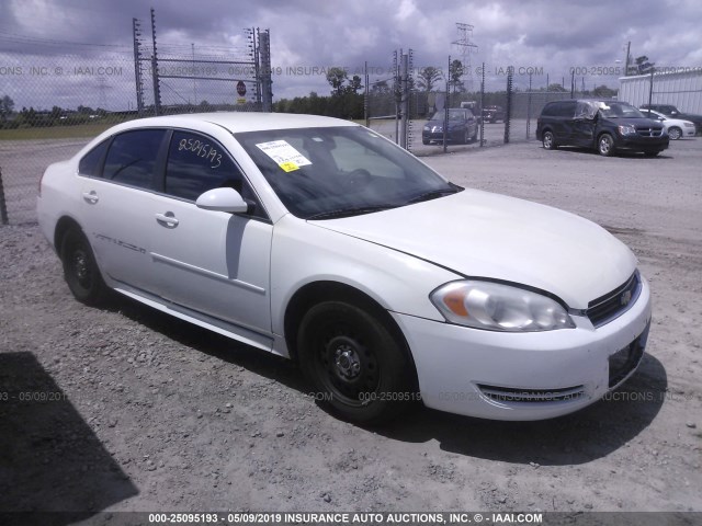 2G1WD5EM5B1148281 - 2011 CHEVROLET IMPALA POLICE WHITE photo 1