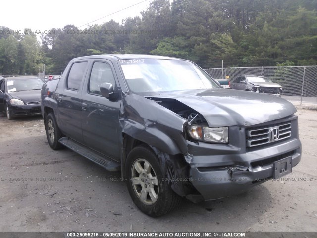 2HJYK16557H551614 - 2007 HONDA RIDGELINE RTL GRAY photo 6