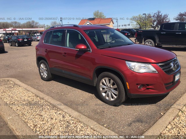 WVGBV75N09W504951 - 2009 VOLKSWAGEN TIGUAN MAROON photo 1