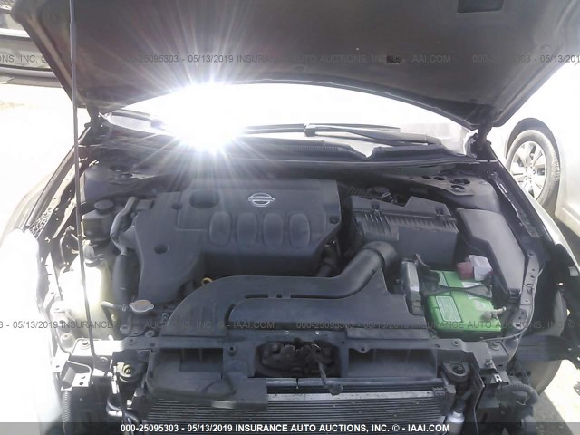 1N4AL24E78C202749 - 2008 NISSAN ALTIMA 2.5S BLACK photo 10