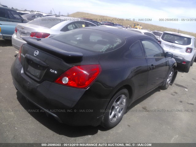 1N4AL24E78C202749 - 2008 NISSAN ALTIMA 2.5S BLACK photo 4