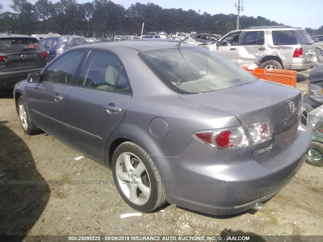 1YVHP80D565M00917 - 2006 MAZDA 6 S GRAY photo 3