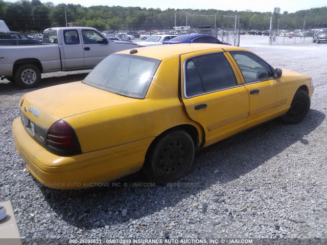 2FABP7AVXBX144544 - 2011 FORD CROWN VICTORIA S YELLOW photo 4