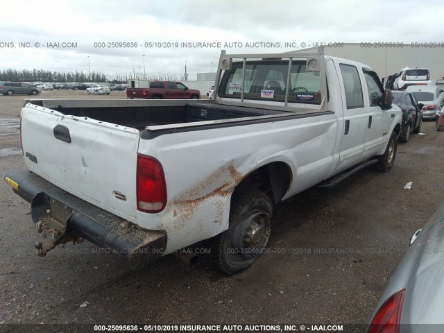 1FTSW31PX3ED12323 - 2003 FORD F350 SRW SUPER DUTY WHITE photo 4