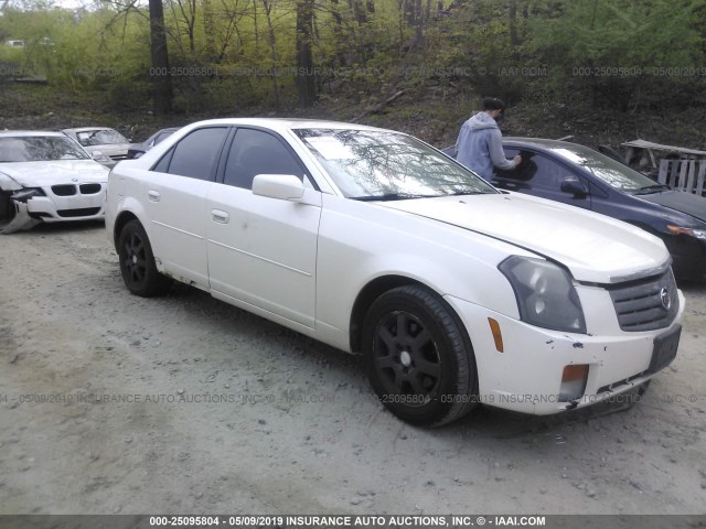 1G6DP567450158205 - 2005 CADILLAC CTS HI FEATURE V6 WHITE photo 1