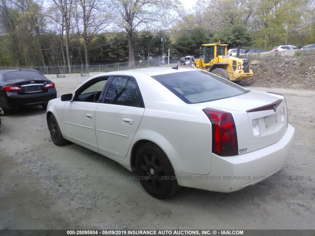 1G6DP567450158205 - 2005 CADILLAC CTS HI FEATURE V6 WHITE photo 3