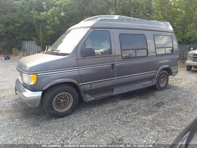 1FDEE14N3RHA61825 - 1994 FORD ECONOLINE E150 VAN GRAY photo 2