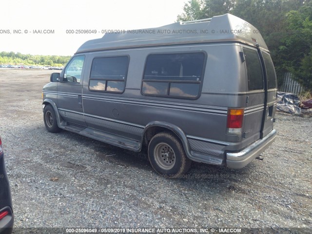 1FDEE14N3RHA61825 - 1994 FORD ECONOLINE E150 VAN GRAY photo 3