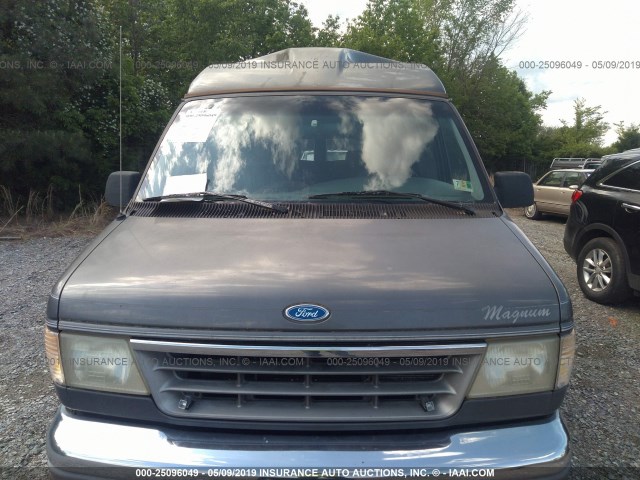 1FDEE14N3RHA61825 - 1994 FORD ECONOLINE E150 VAN GRAY photo 6