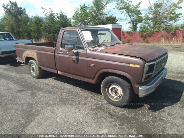 2FTCF10E8CCA67133 - 1982 FORD F100 BROWN photo 1