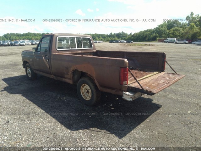2FTCF10E8CCA67133 - 1982 FORD F100 BROWN photo 3
