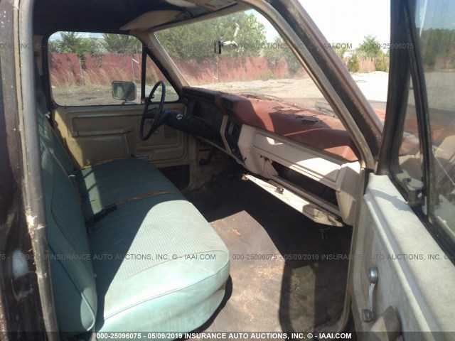 2FTCF10E8CCA67133 - 1982 FORD F100 BROWN photo 5