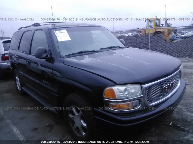 1GKEK63U71J295986 - 2001 GMC DENALI BLACK photo 1