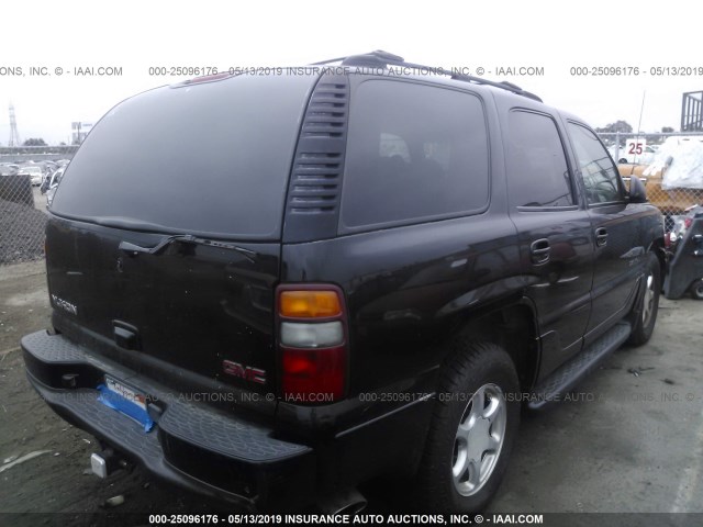 1GKEK63U71J295986 - 2001 GMC DENALI BLACK photo 4