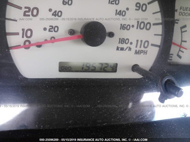 5TESN92N62Z043011 - 2002 TOYOTA TACOMA XTRACAB PRERUNNER წითელი ფოტო 7