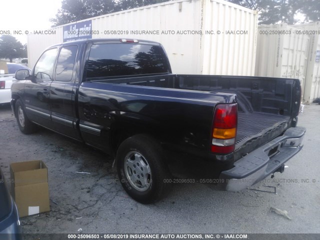 2GCEC19V321191230 - 2002 CHEVROLET SILVERADO C1500 BLACK photo 3