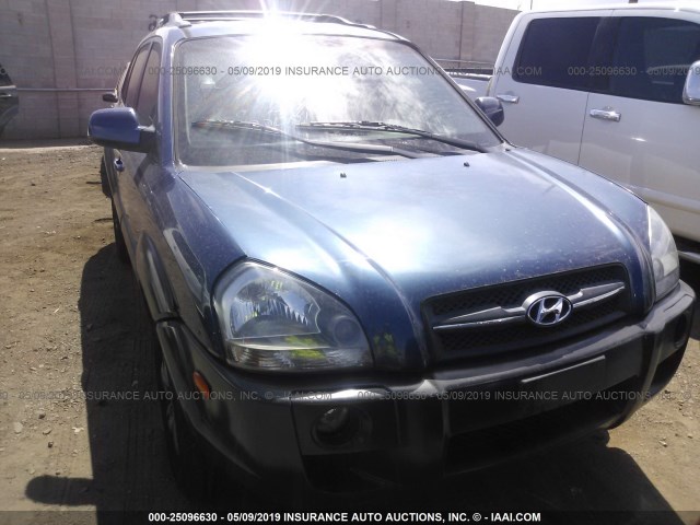 KM8JN72D56U319860 - 2006 HYUNDAI TUCSON GLS/LIMITED BLUE photo 6