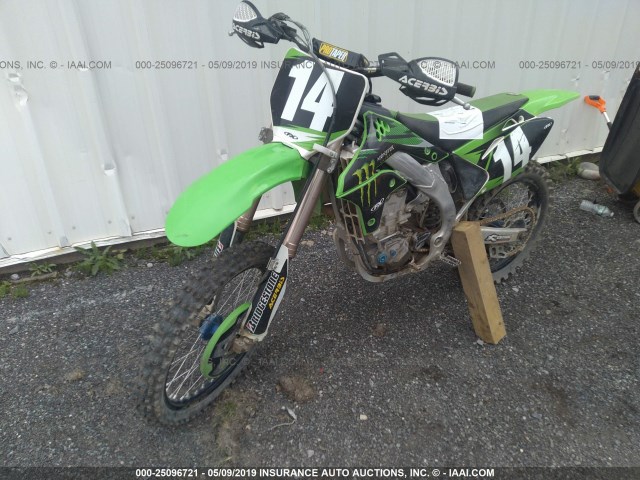 JKAKXGDC36A008916 - 2006 KAWASAKI KX450 D6F GREEN photo 2