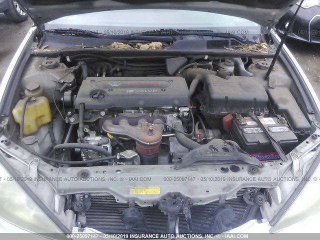 JTDBE32K430244829 - 2003 TOYOTA CAMRY LE/XLE Grau Foto 10