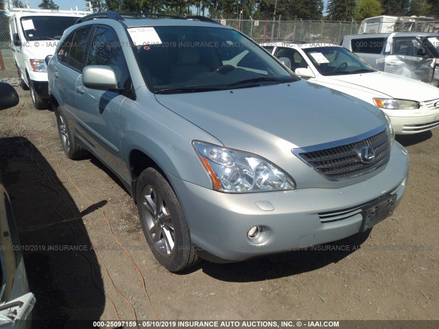 JTJHW31U972019422 - 2007 LEXUS RX 400H SILVER photo 1