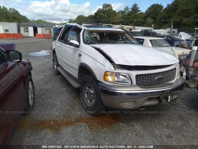 1FMPU18L01LA44941 - 2001 FORD EXPEDITION EDDIE BAUER WHITE photo 6