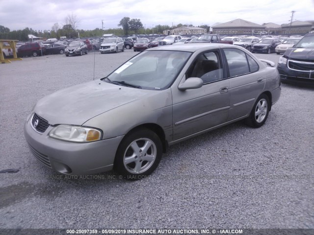 3N1CB51D33L804969 - 2003 NISSAN SENTRA XE/GXE GRAY photo 2