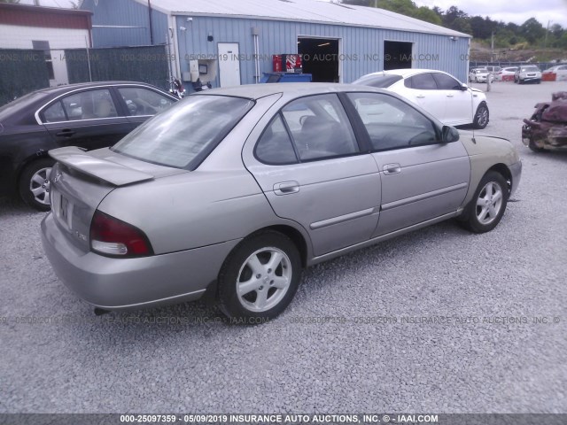 3N1CB51D33L804969 - 2003 NISSAN SENTRA XE/GXE GRAY photo 4