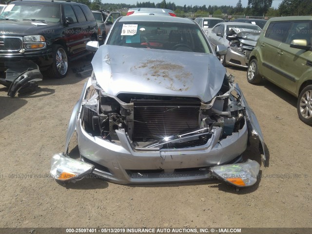 4S3BMBA60C3007528 - 2012 SUBARU LEGACY 2.5I SILVER photo 6