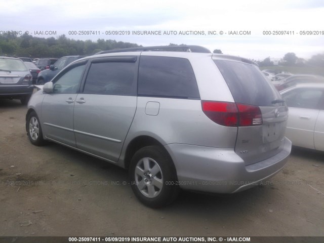 5TDZA22C94S213779 - 2004 TOYOTA SIENNA XLE/XLE LIMITED SILVER photo 3