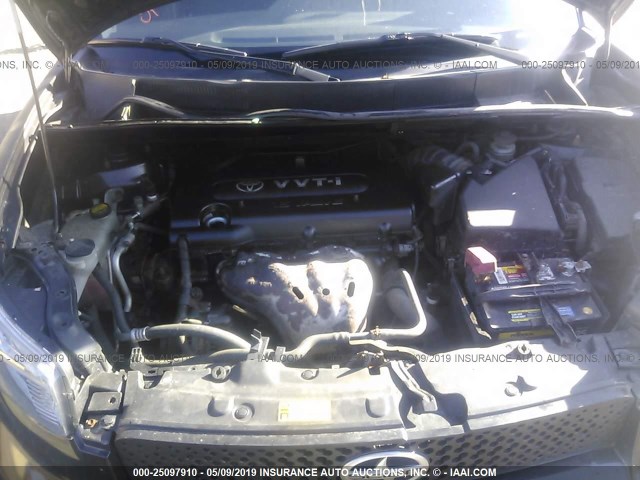 JTLKE50E581059669 - 2008 TOYOTA SCION XB 黑色 照片 10