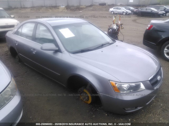 KMHEU46C26A073873 - 2006 HYUNDAI SONATA GLS/LX GRAY photo 1