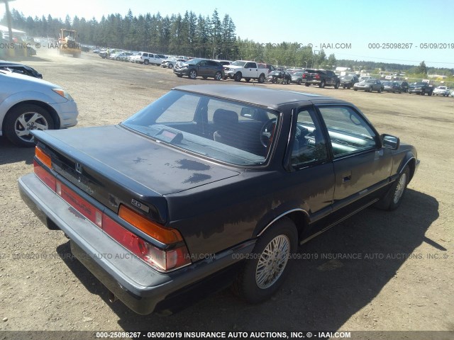 JHMBA3145HC026689 - 1987 HONDA PRELUDE 2.0SI/2.0S BLACK photo 4