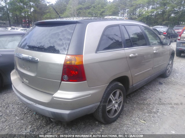 2A8GM68X28R606580 - 2008 CHRYSLER PACIFICA TOURING BEIGE photo 4