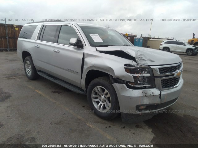 1GNSKHKC7KR297668 - 2019 CHEVROLET SUBURBAN K1500 LT SILVER photo 1