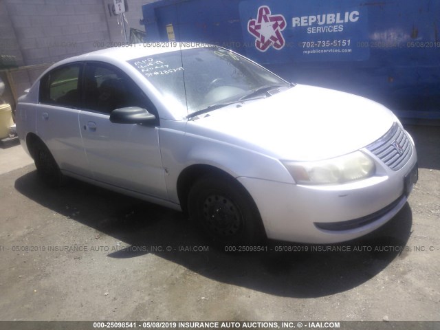1G8AJ55F87Z121533 - 2007 SATURN ION LEVEL 2 SILVER photo 1
