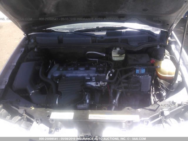 1G8AJ55F87Z121533 - 2007 SATURN ION LEVEL 2 SILVER photo 10