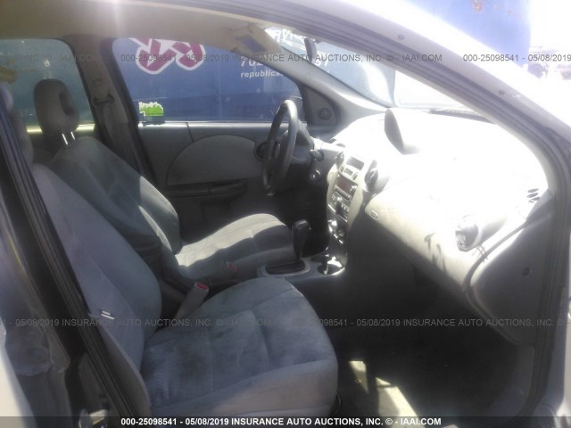 1G8AJ55F87Z121533 - 2007 SATURN ION LEVEL 2 SILVER photo 5