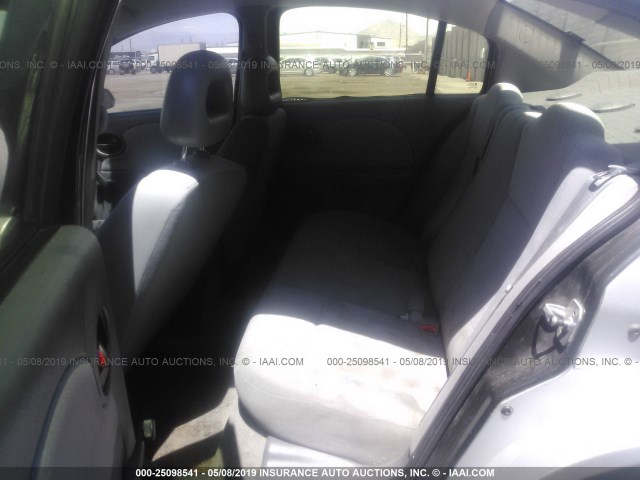 1G8AJ55F87Z121533 - 2007 SATURN ION LEVEL 2 SILVER photo 8