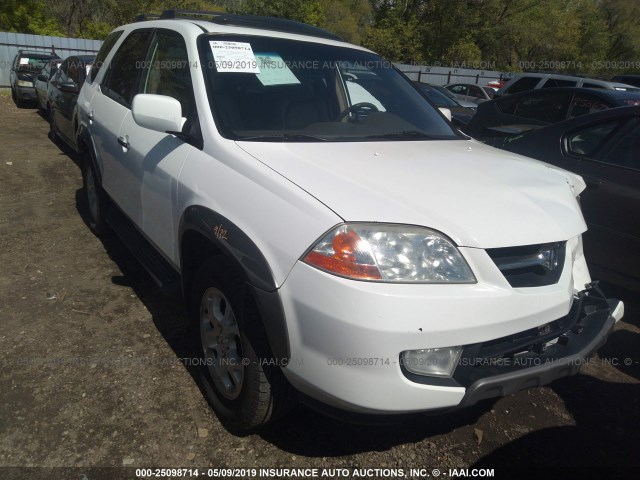 2HNYD18652H511492 - 2002 ACURA MDX TOURING WHITE photo 1