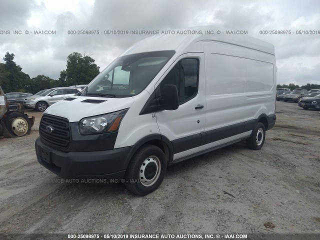 1FTYR2XM3HKA69911 - 2017 FORD TRANSIT T-250 WHITE photo 2