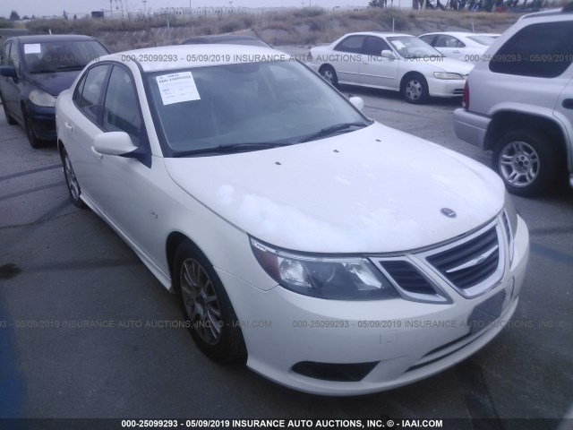 YS3FB49Y081135532 - 2008 SAAB 9-3 2.0T WHITE photo 1