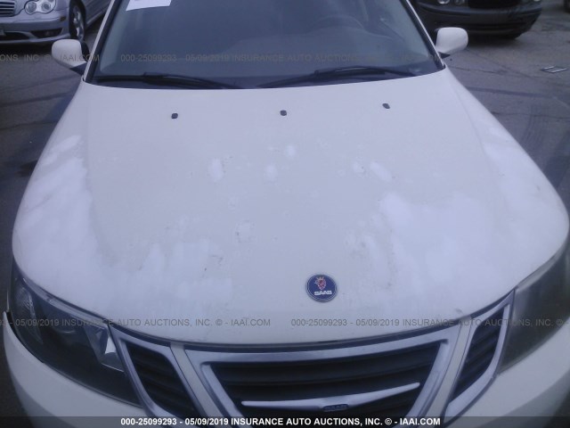 YS3FB49Y081135532 - 2008 SAAB 9-3 2.0T WHITE photo 6