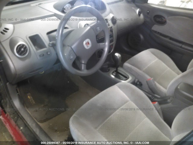 1G8AL55F17Z160717 - 2007 SATURN ION LEVEL 3 RED photo 5