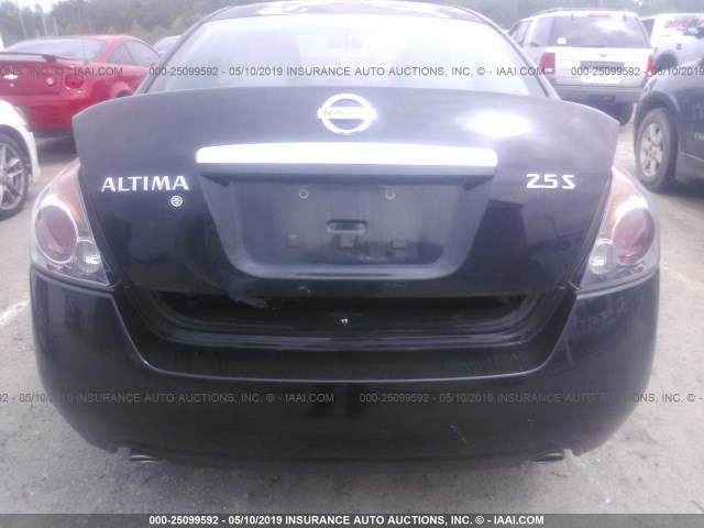 1N4AL21E09N510534 - 2009 NISSAN ALTIMA 2.5/2.5S BLACK photo 6