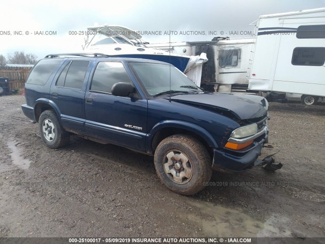 1GNDT13X84K159857 - 2004 CHEVROLET BLAZER BLUE photo 1